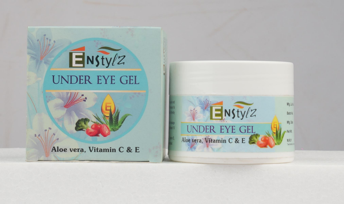 Enstylz Under Eye Gel for Women with Aloe Vera, Vitamin C & E - Image 4