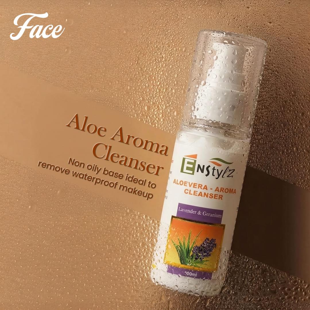 Enstylz Aloe Vera Aroma Cleanser with Lavender Oil | Deep Pore Face Cleanser - Image 2