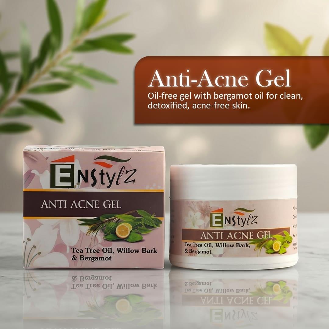 Enstylz Anti Acne Gel | Oil Free Acne Treatment Gel - Image 2