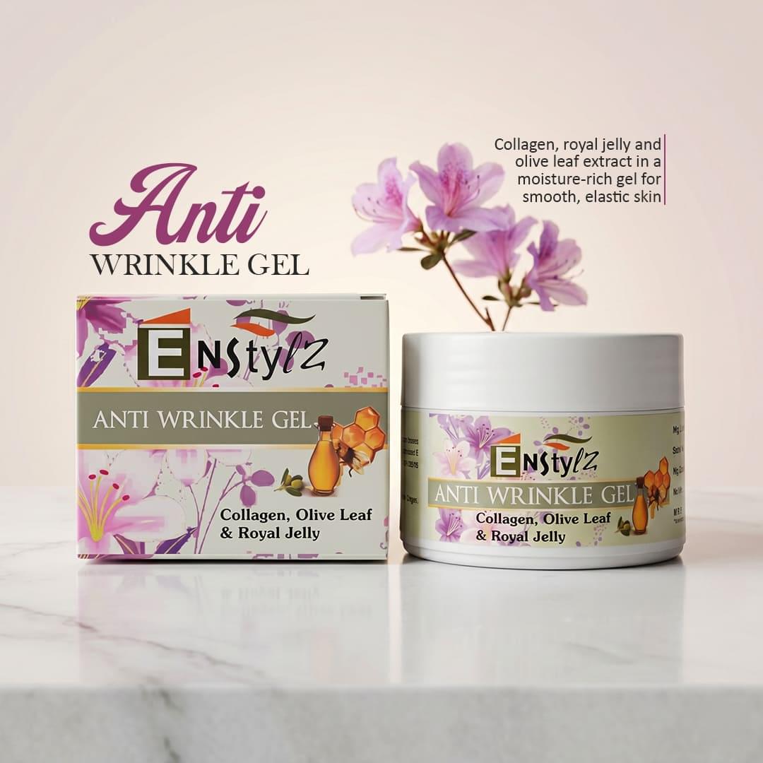 Enstylz Anti Wrinkle Gel with Royal Jelly & Collagen | Anti Ageing Skin Gel - Image 2
