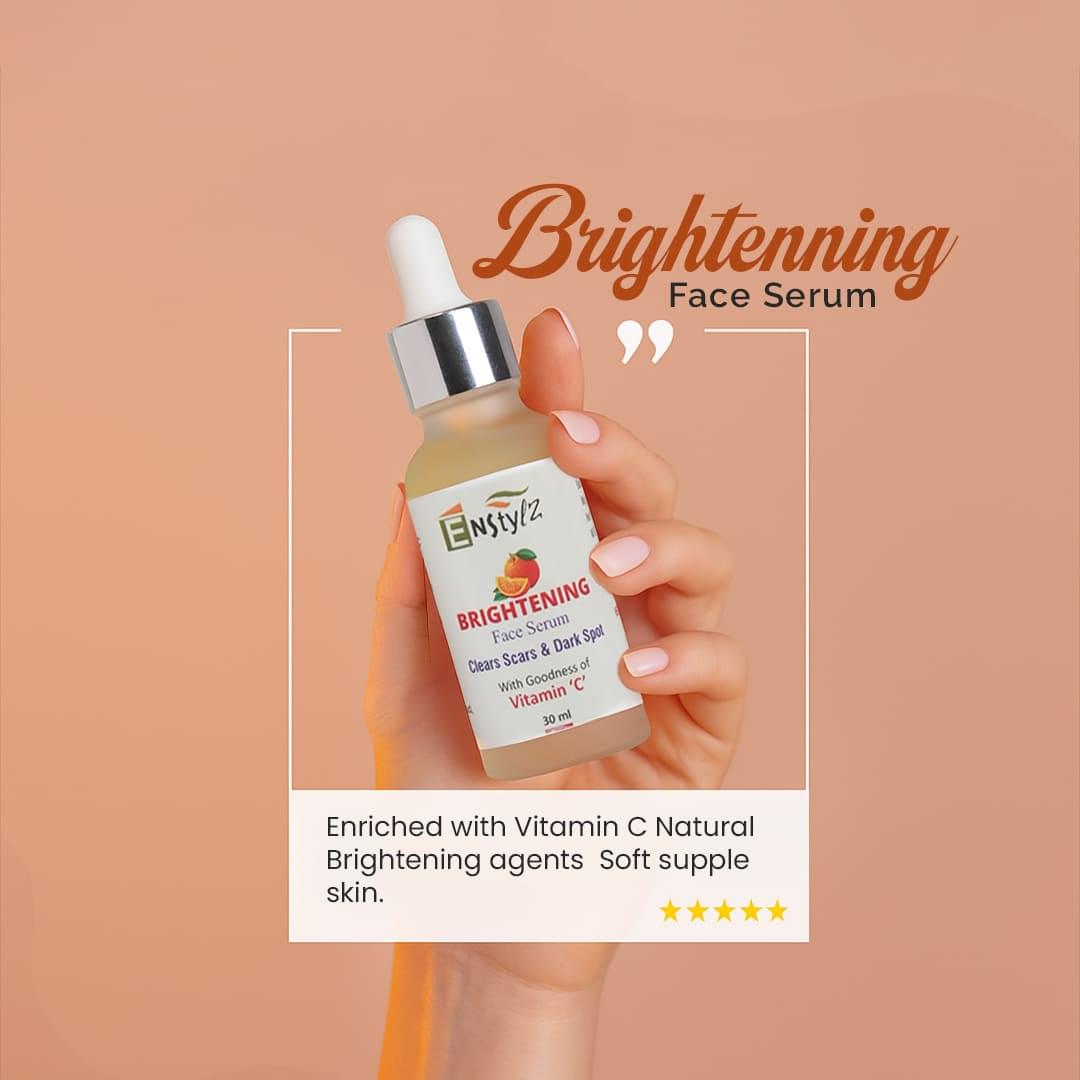 Enstylz Brightening Face Serum with Vitamin C | Skin Glow Serum - Image 2