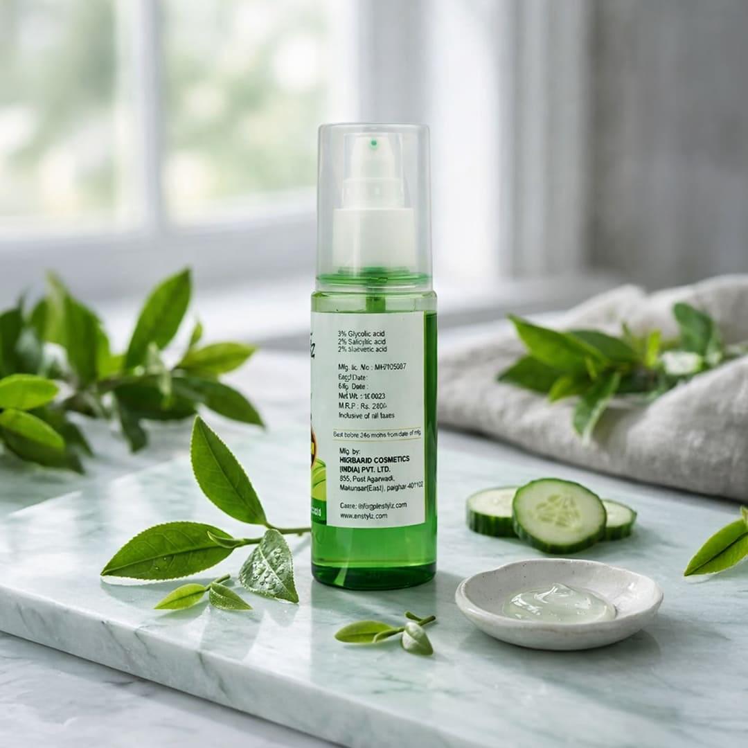 Enstylz Glow & De-Tan Face Wash with Glycolic Acid & Salicylic Acid - Image 3