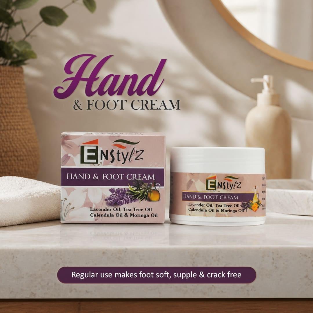 Enstylz Hand and Foot Cream with Tea Tree Oil | Crack Repair Cream - Image 2