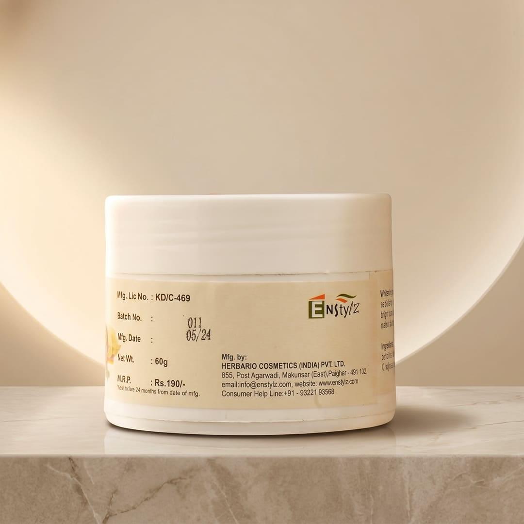 Enstylz Whitening Face Mask with Kojic Acid | Skin Brightening Mask - Image 3
