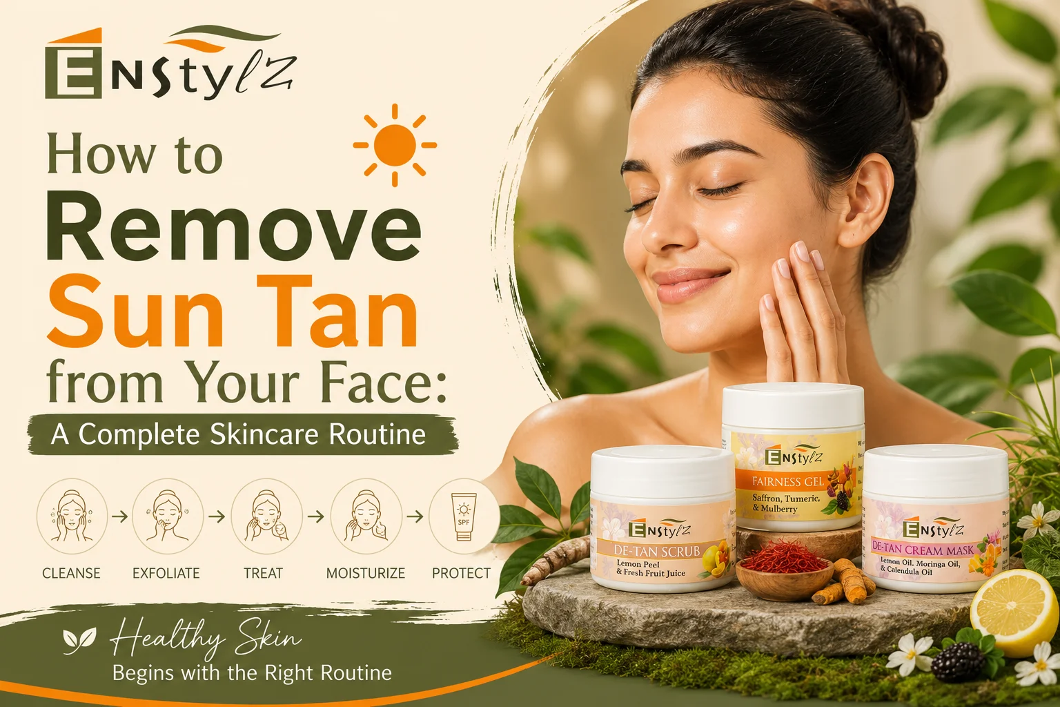 How to Remove Tan from Face: A Complete Skincare Routine
