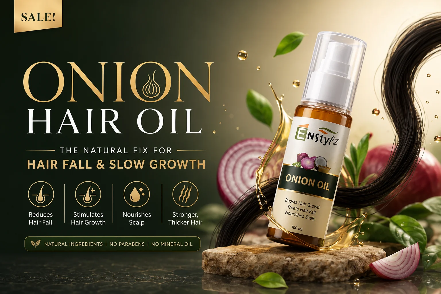 onion hair oil benefits