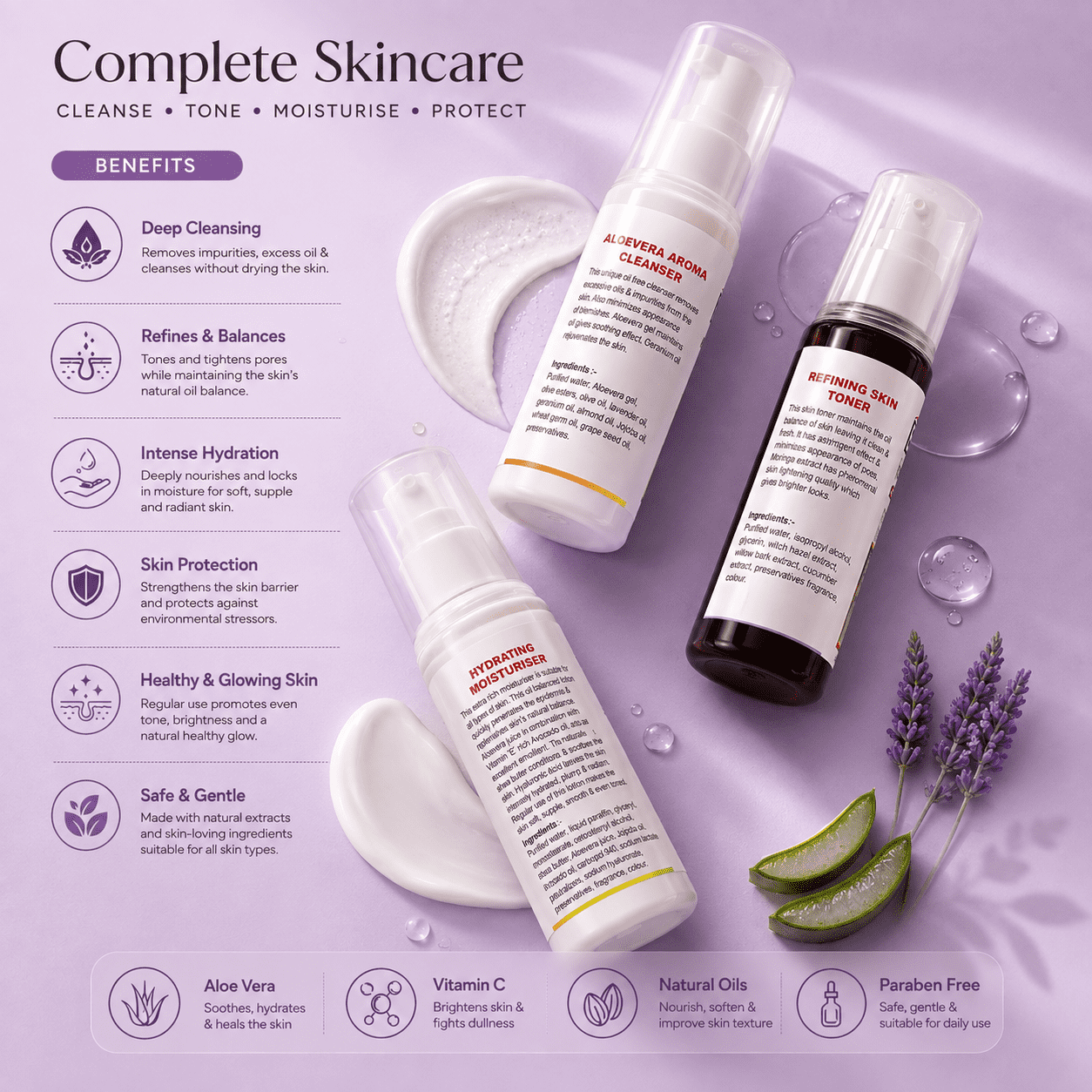 skincare products
