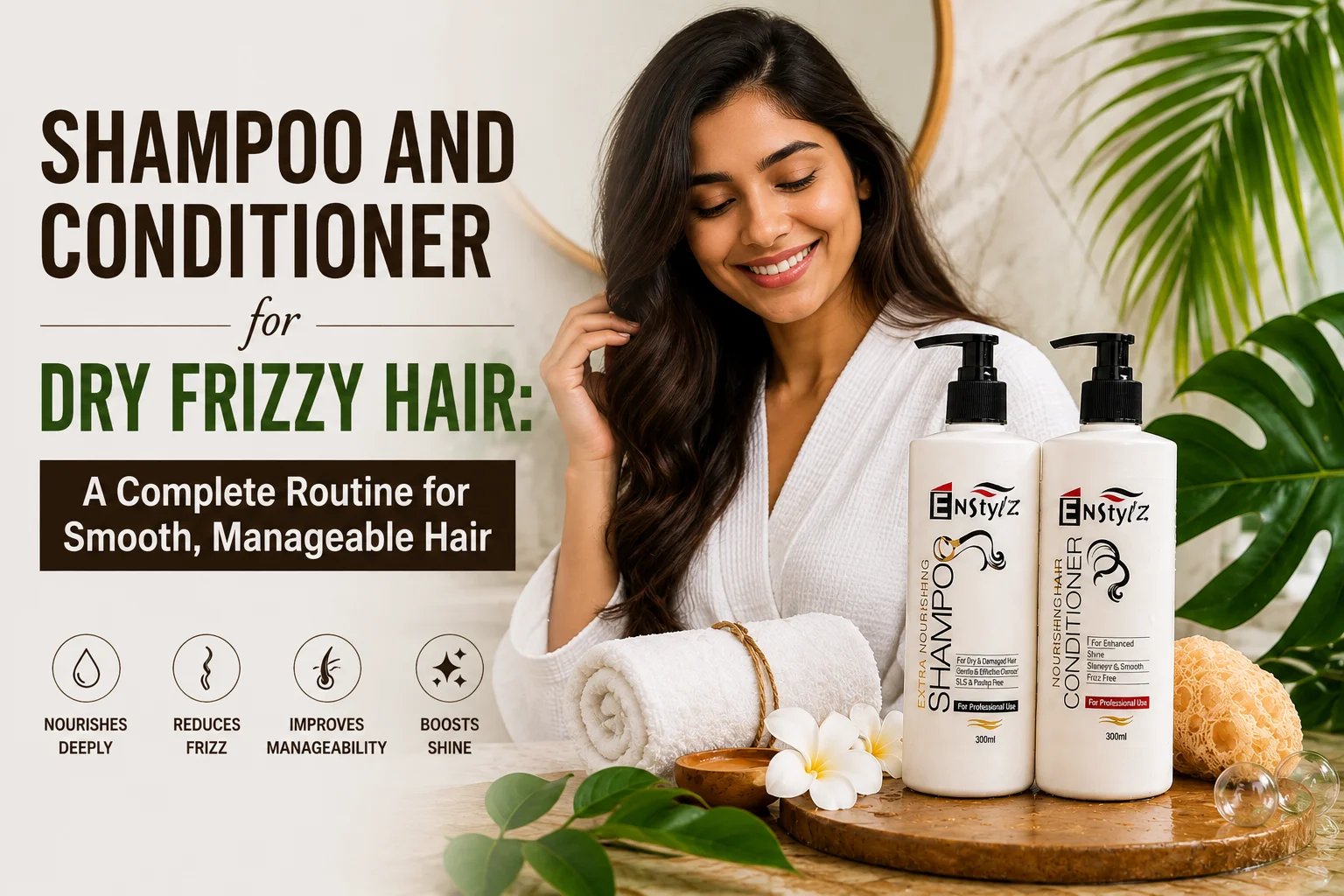 Shampoo and Conditioner for Dry Frizzy Hair: A Complete Routine for Smooth, Manageable Hair